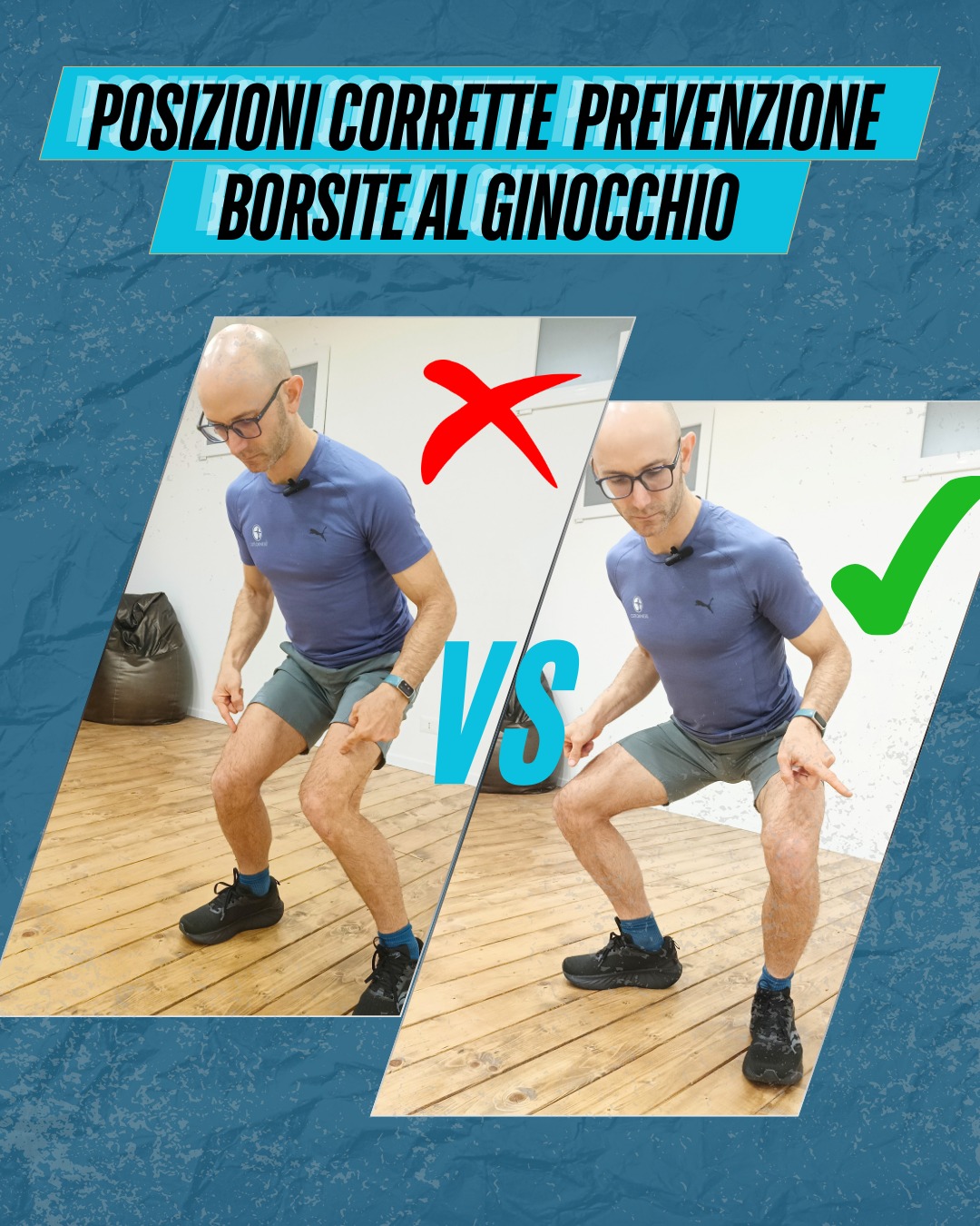 prevenire la borsite al ginocchio