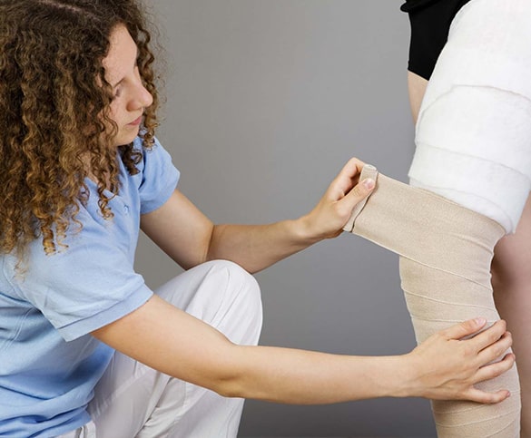Linfedema: Trattamento Con Bendaggio Elastocompressivo A Roma Linfedema E Bendaggio Elastocompressivo