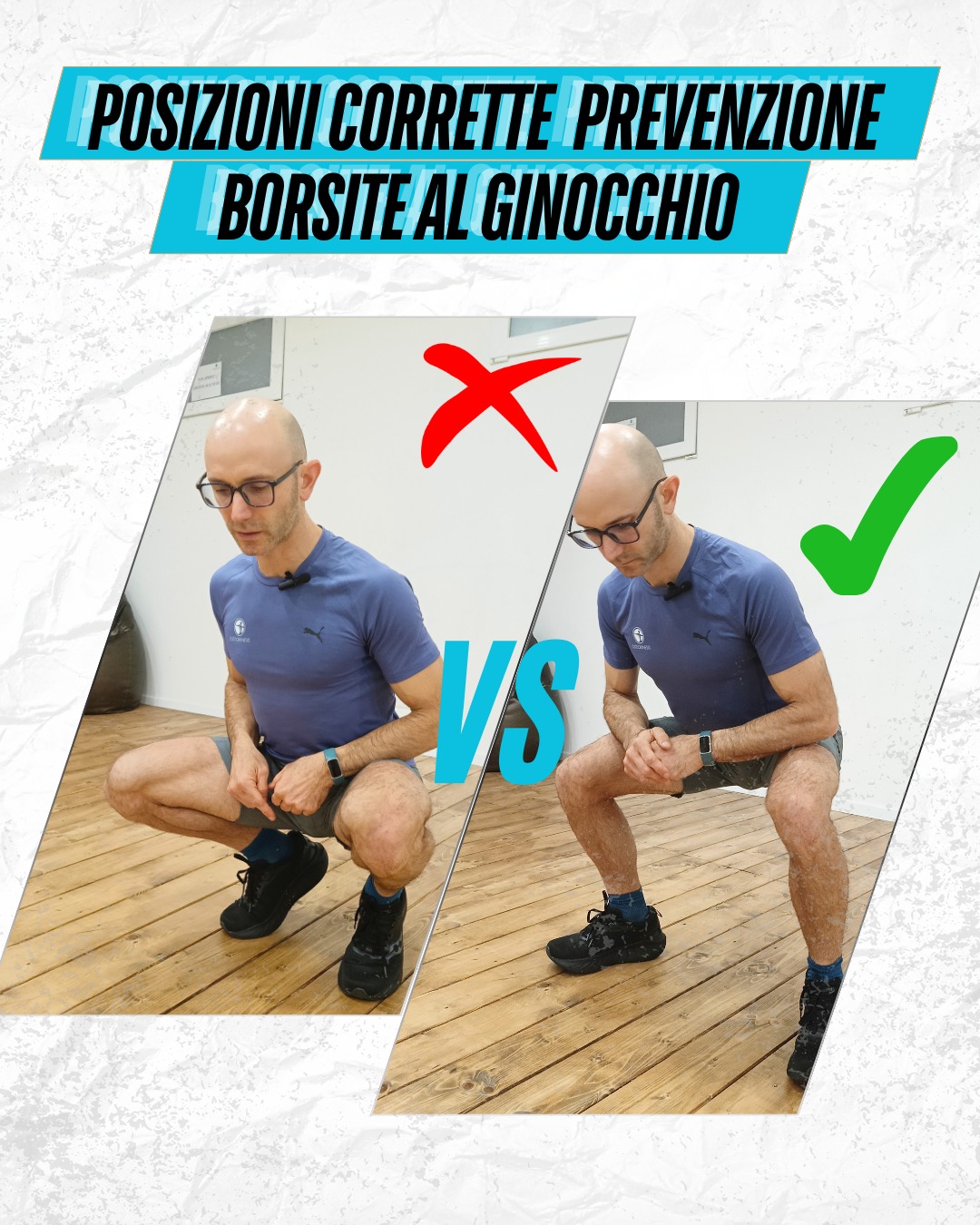 esercizi per prevenire borsite al ginocchio
